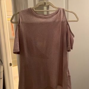 Cute purple top shop shirt